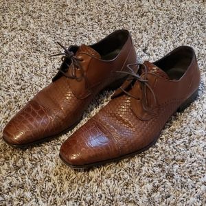 Mezlan of Spain Genuine Crocodile Leather Shoes
